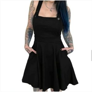 Foxblood pinafore dress